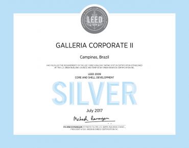 LEED Galleria Corporate II: tecnologia e sustentabilidade em Campinas